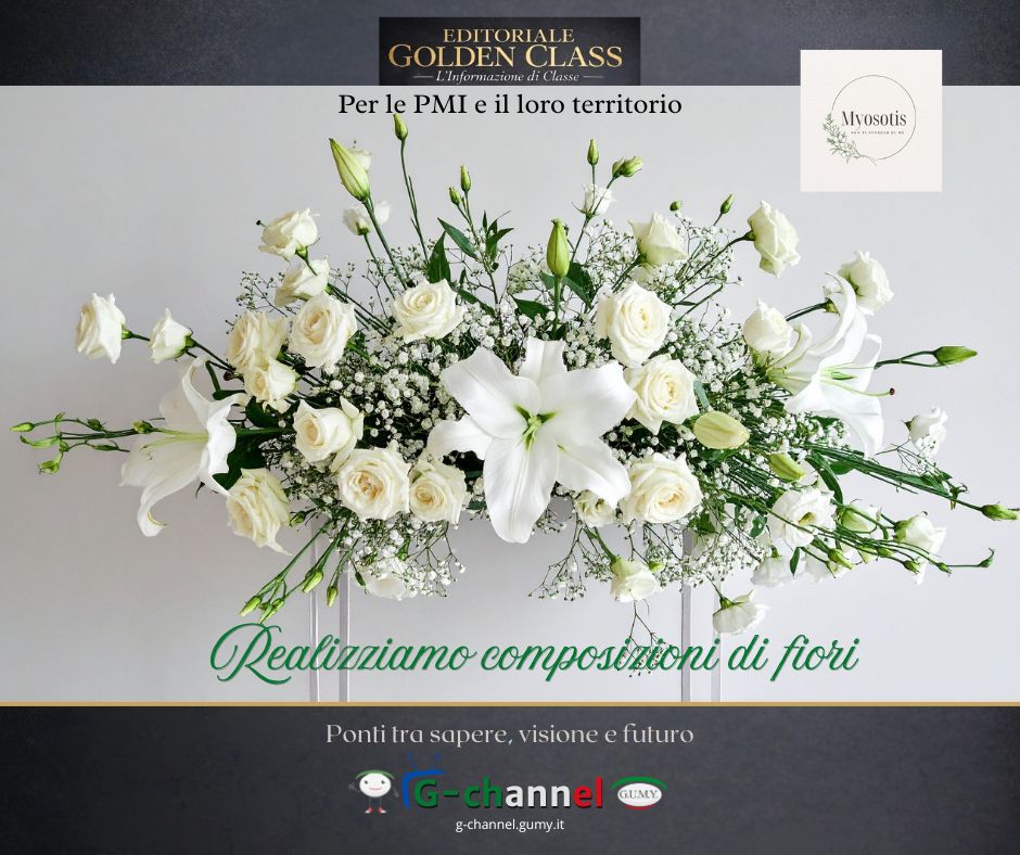 Realiziamo composizioni di fiori